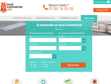 Tablet Screenshot of localcommercial.net